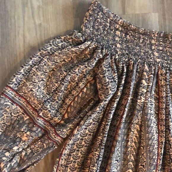 ANTHROPOLOGIE VANESSA VIRGINIA AUGUSTA OFF SHOULDER SWINGY LACE TOP SIZE XSP - Picture 5 of 10